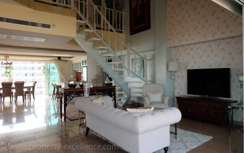 Penthouse, for rent, Chateau Dale, Jomtien, Pattaya