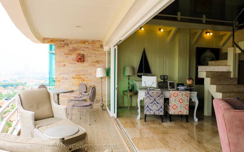 Stunning, Penthouse, for rent, Chateau Dale, Jomtien