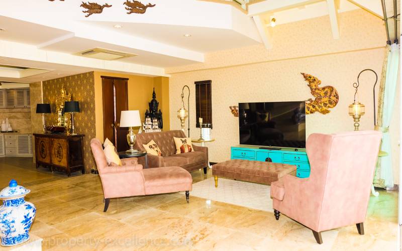 Stunning, Penthouse, for rent, Chateau Dale, Jomtien