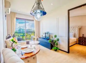 Fully furnished, 2 bedroom, condo, top floor, Venetian, Na Jomtien Fully furnished, 2 bedroom, condo, top floor, Venetian, Na Jomtien