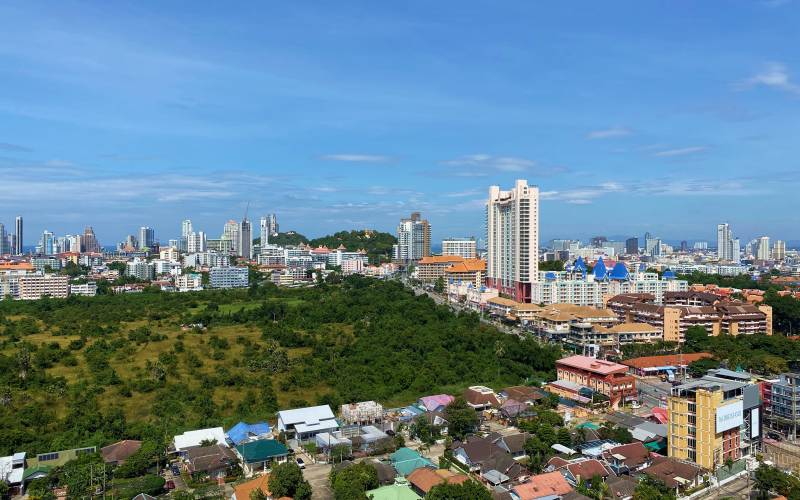 Top, floor, studio, rent, Pattaya, side, View Talay 5D