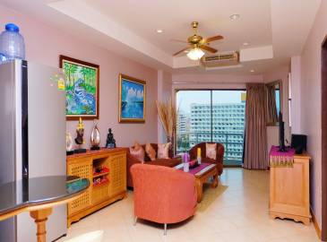 Nicely, furnished, 1-bedroom, condo, View Talay 2B, Jomtien, for rent