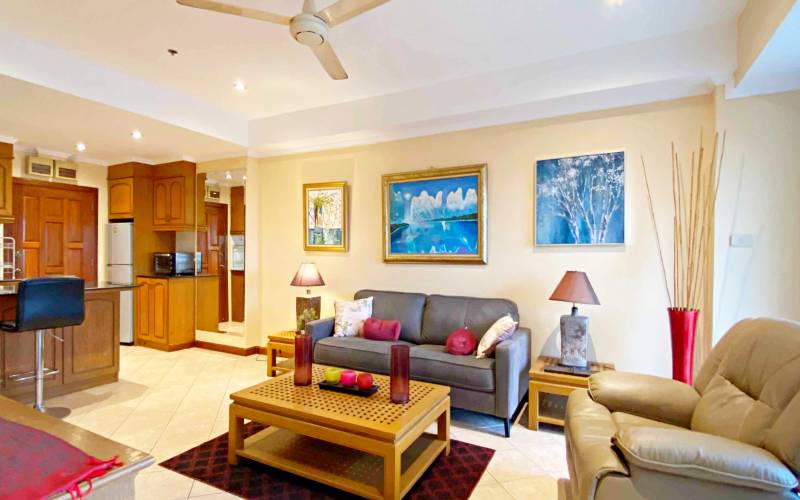 Spacious, 1-bedroom, condo, for rent, Jomtien, popular, View Talay 2B, condominium 