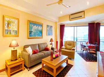 Spacious, 1-bedroom, condo, for rent, Jomtien, popular, View Talay 2B, condominium 