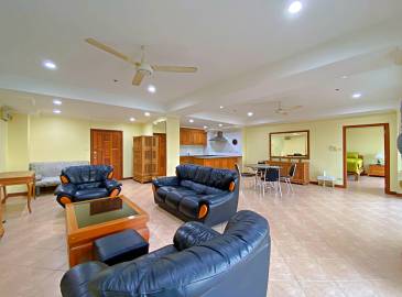 2-bedroom, condo, for rent, living space, View Talay 2B, Jomtien
