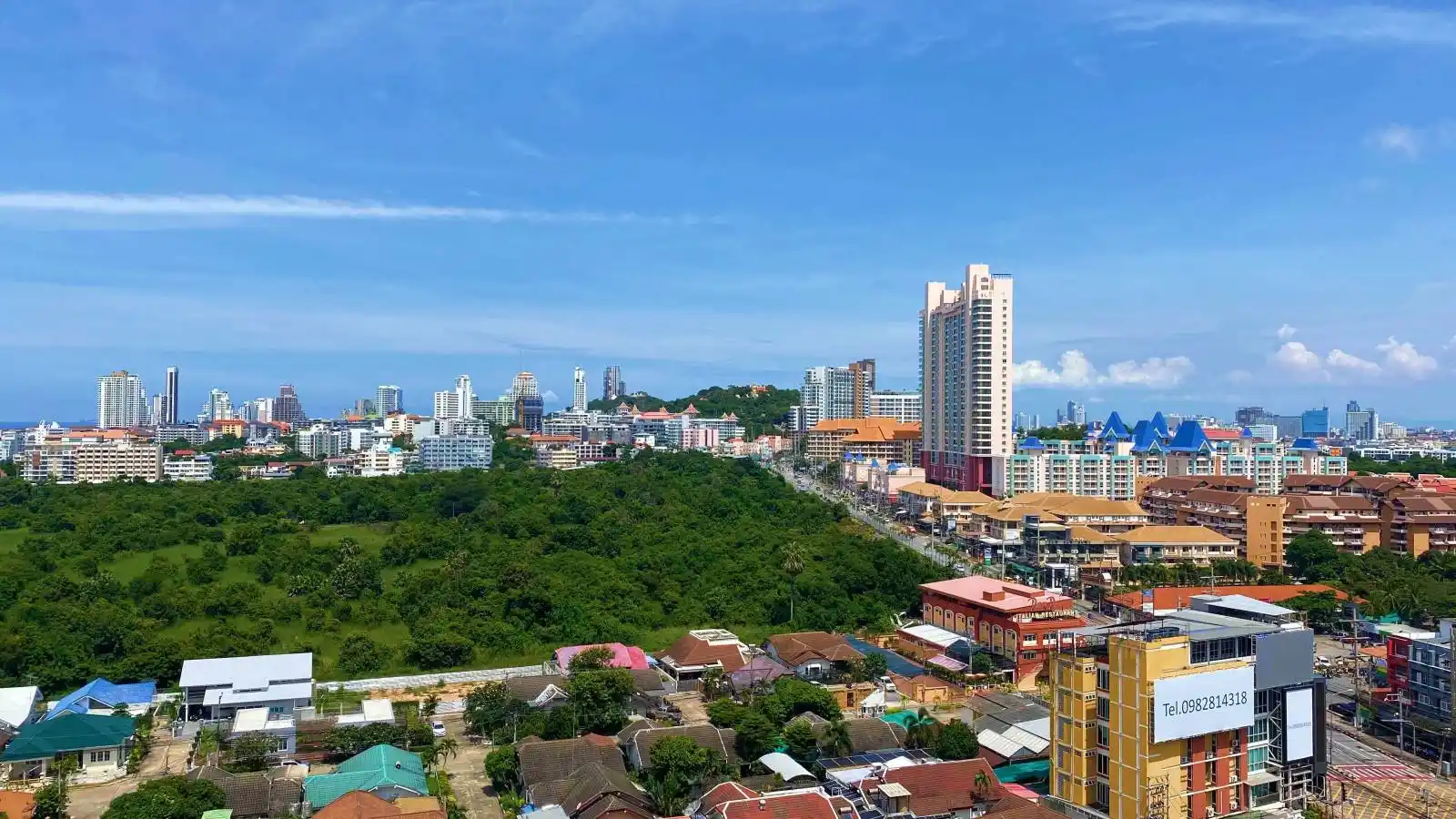 Studio, for rent, Jomtien Beach, View Talay 5D, beach, ocean view