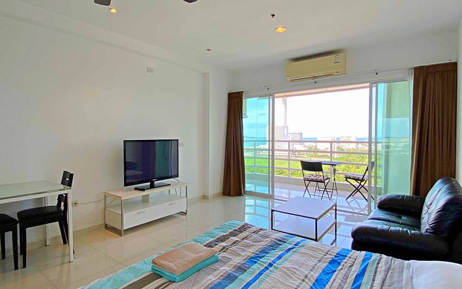 studio, for rent, Jomtien, View Talay 5D, Ocean View, City View