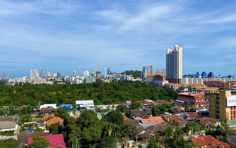 Fully furnished, studio, for rent, View Talay 5D, mid-floor, Pattaya side, Long-term rent