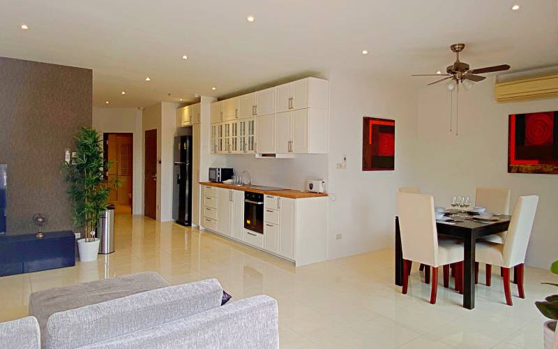Spacious, condo, for rent, 2-bedroom, Cozy Beach, Pattaya, Nordic Park Hill, low floor