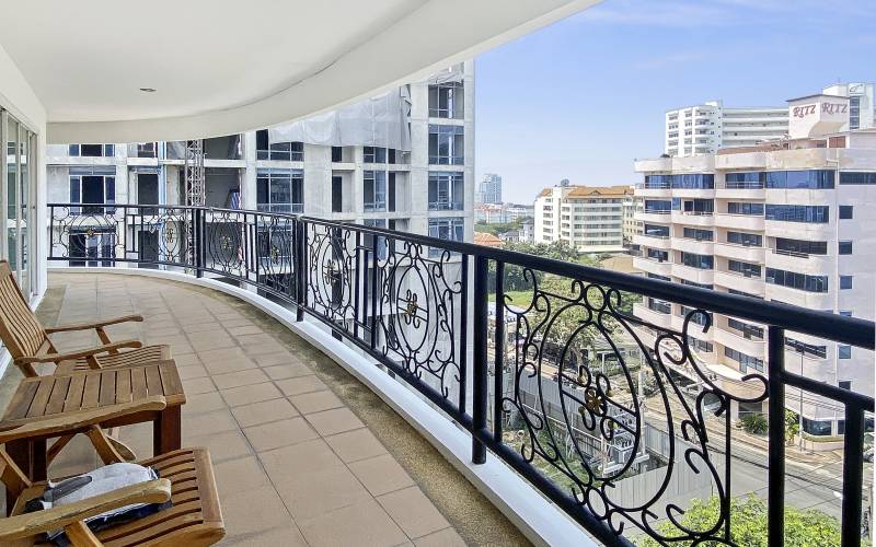 Condo, rent, Pratumnak, Pattaya, Tara Court, 2-bedroom, ocean, view