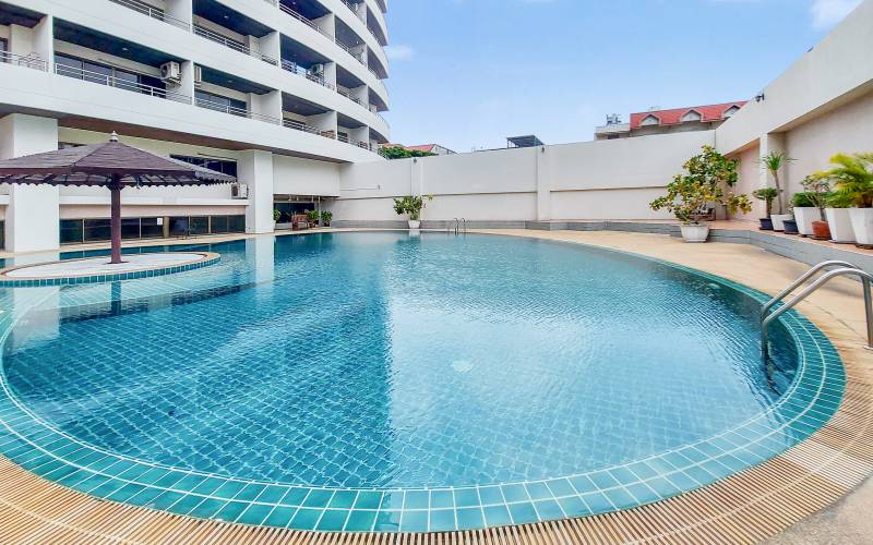 Large studio for rent in Central Pattaya, Pattaya condo for rent, Studio for rent in Pattaya, PKCP condo for rent 
