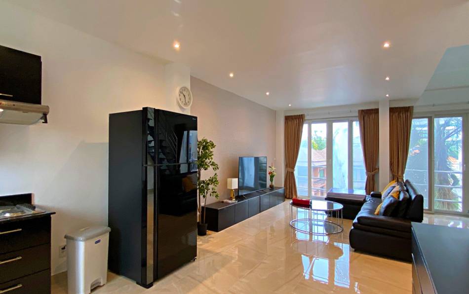 Renovated, duplex, condo, for rent, Pratumnak, living space