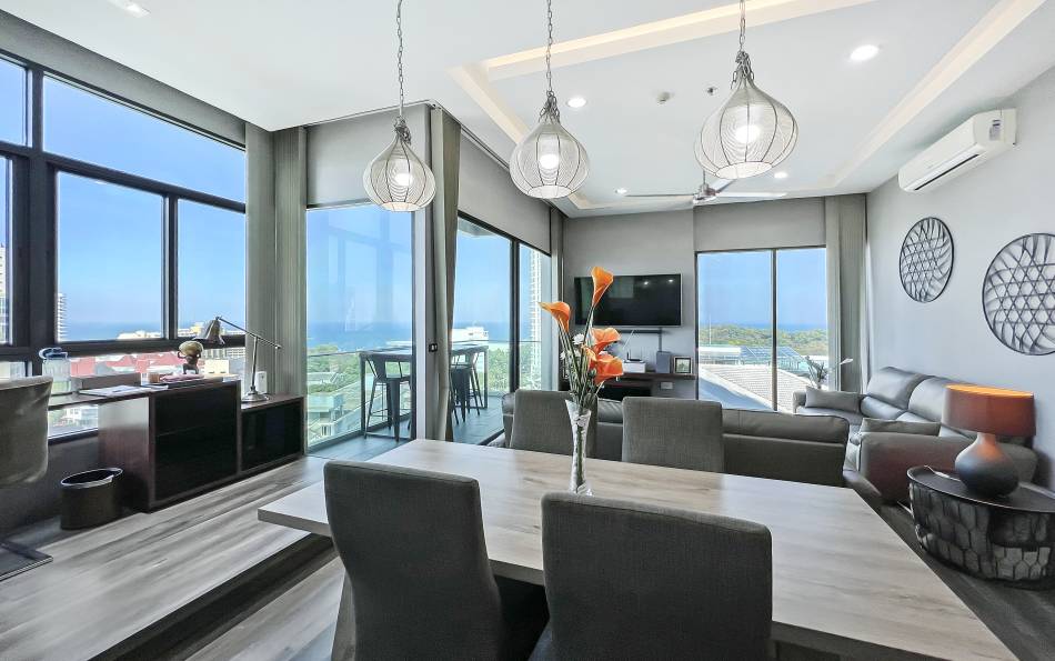 Superb 2 bedroom for sale on Cozy beach, condo for sale in The Point condominium Pattaya, Pattaya condo for sale, 2 bedroom condo Pratumnak for sale, Trust Pattaya Real Estate Agency, Property Excellence